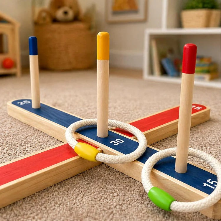 Montessori Ring Toss Challenge L'atelier Montessori