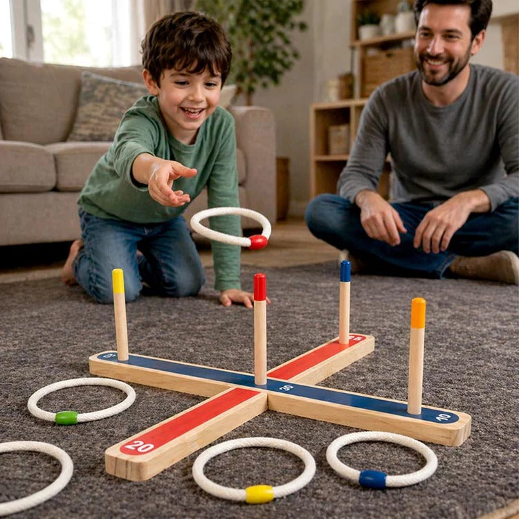 Montessori Ring Toss Challenge L'atelier Montessori