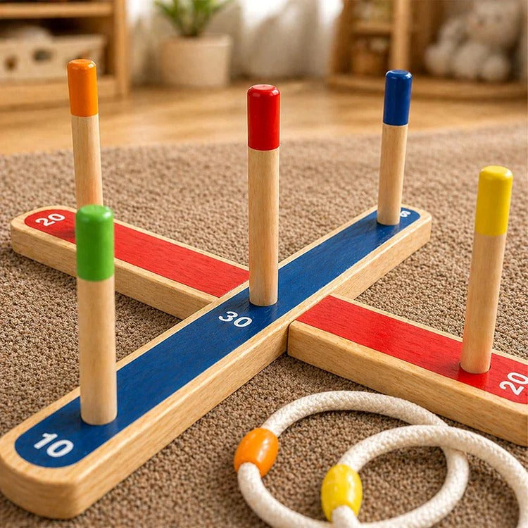 Montessori Ring Toss Challenge L'atelier Montessori