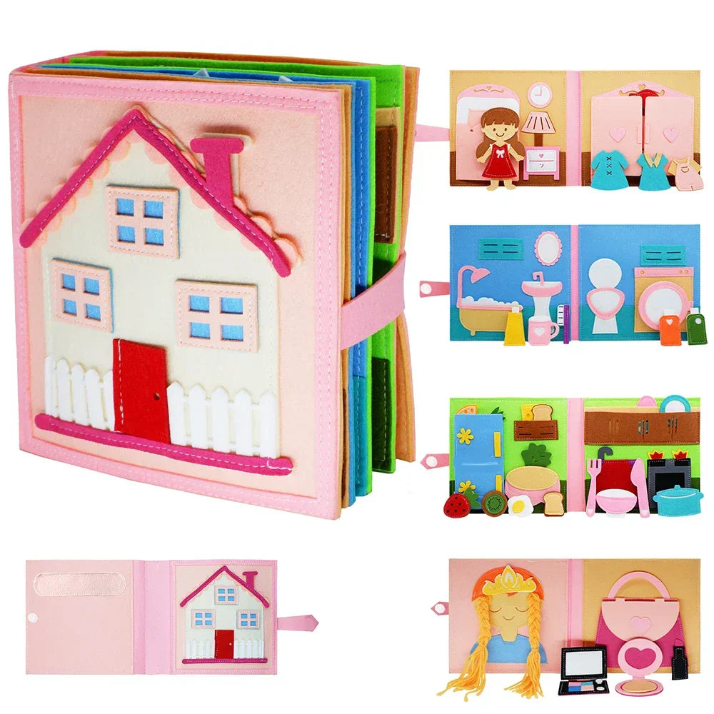 Montessori Sensory Book L'atelier Montessori