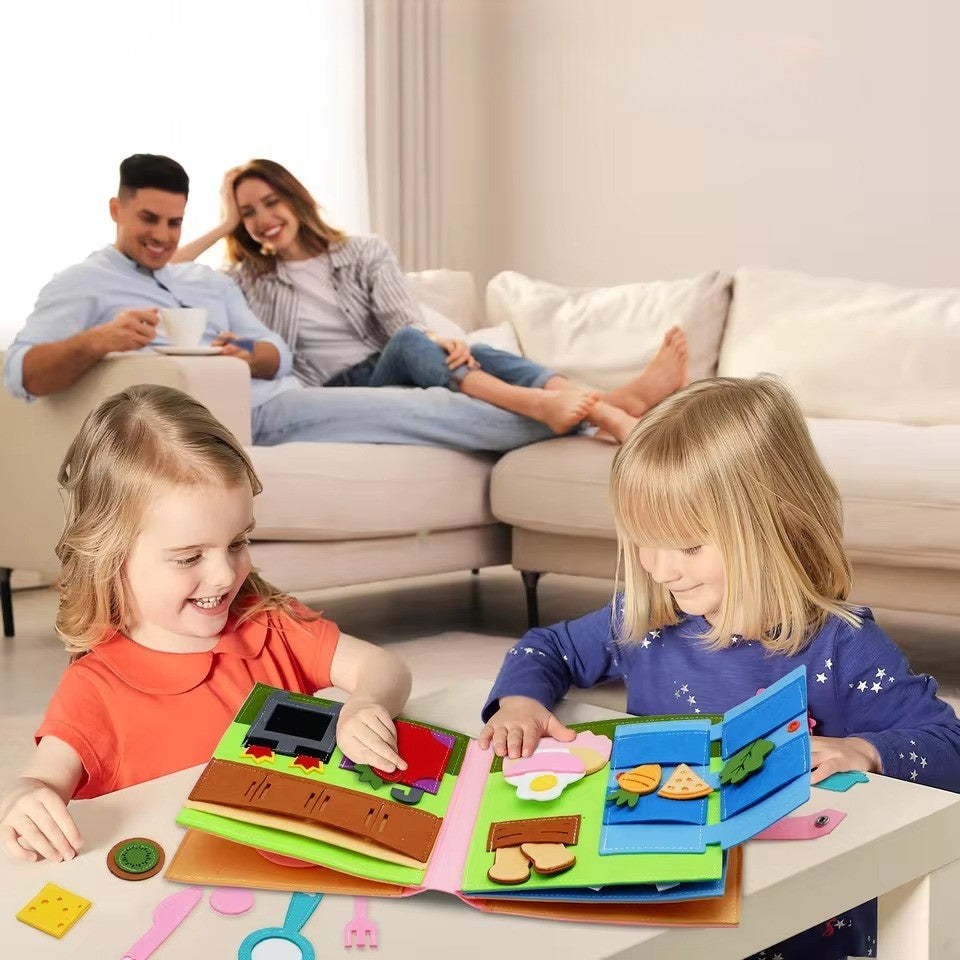 Montessori Sensory Book L'atelier Montessori
