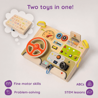 Montessori Sensory Busy Board L'atelier Montessori