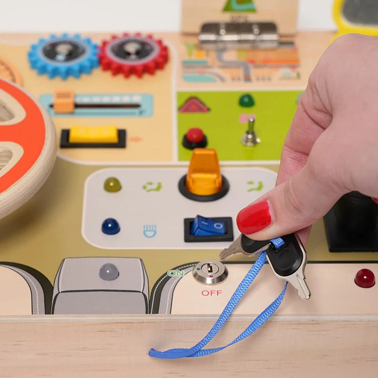Montessori Sensory Busy Board L'atelier Montessori