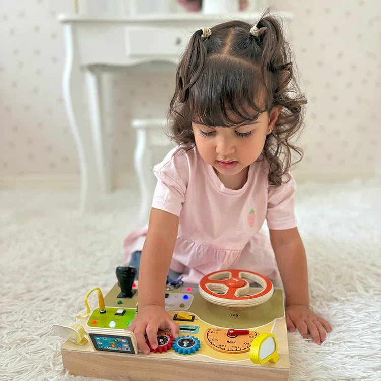 Montessori Sensory Busy Board L'atelier Montessori