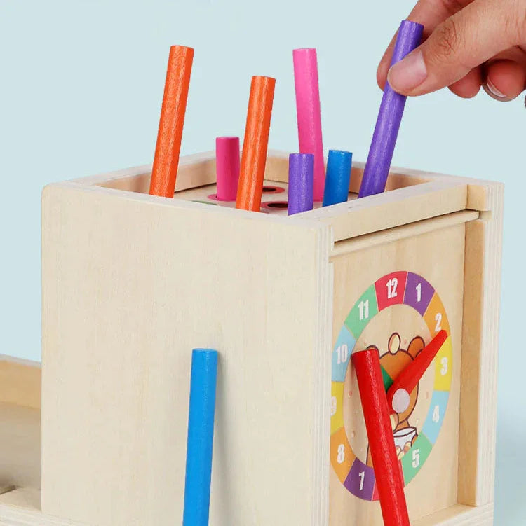 Montessori Shapes and Colors Box with Balls L'atelier Montessori