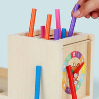Montessori Shapes and Colors Box with Balls L'atelier Montessori