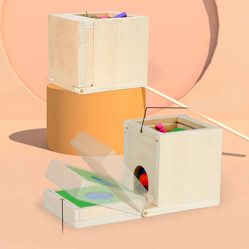 Montessori Shapes and Colors Box with Balls L'atelier Montessori