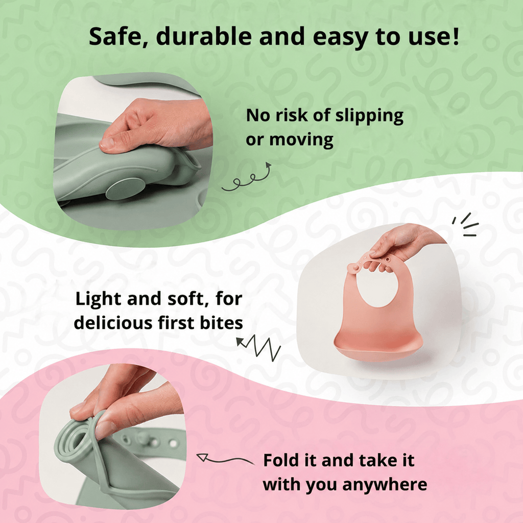 Montessori Silicone Tableware Set for Baby L'atelier Montessori