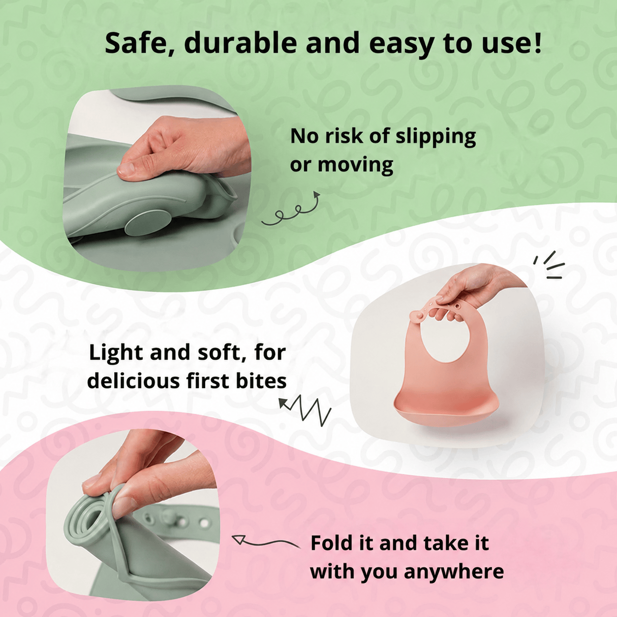 Montessori Silicone Tableware Set for Baby L'atelier Montessori