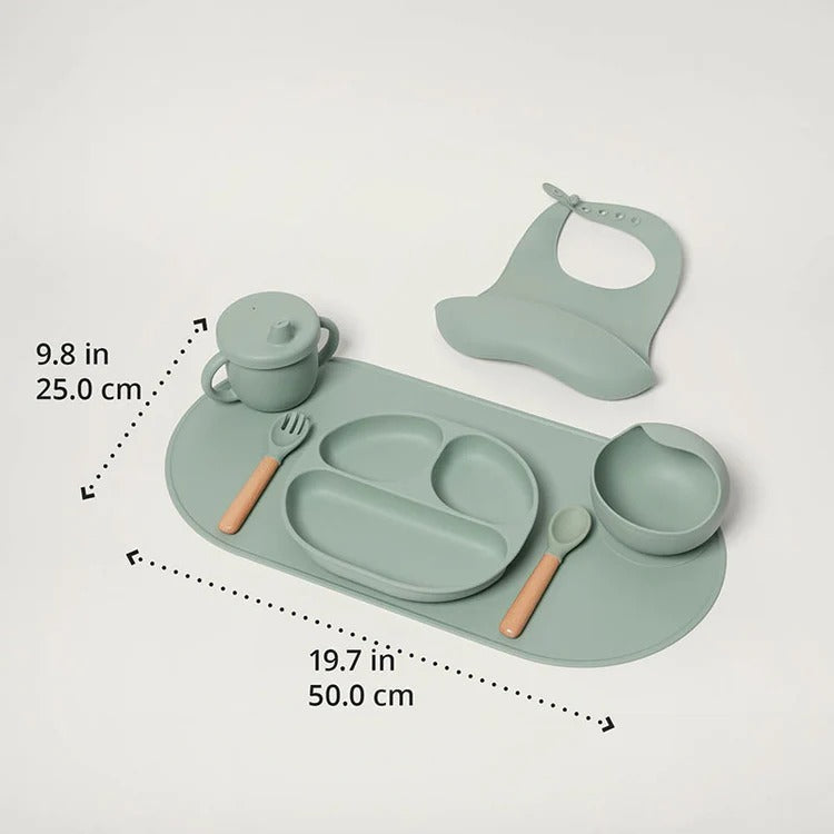 Montessori Silicone Tableware Set for Baby L'atelier Montessori