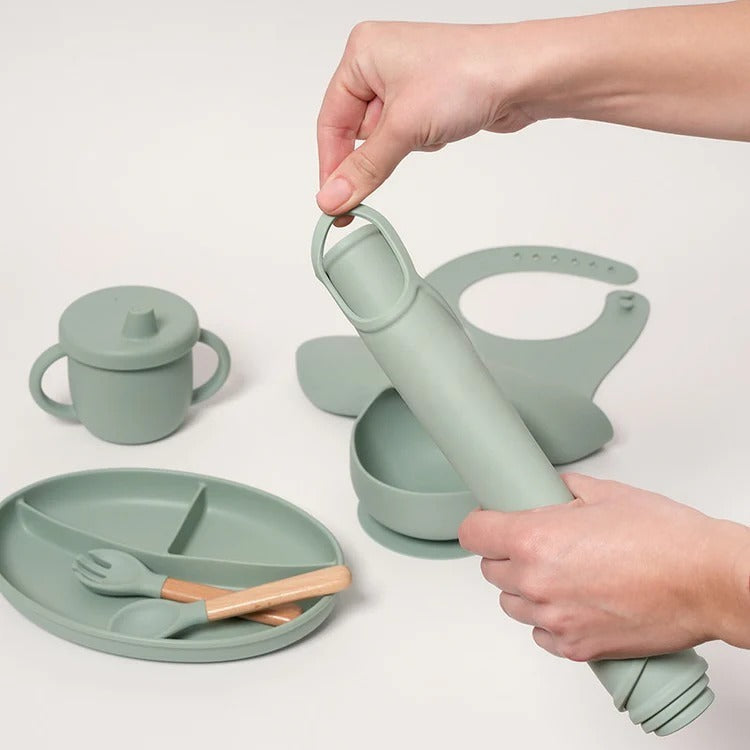 Montessori Silicone Tableware Set for Baby L'atelier Montessori