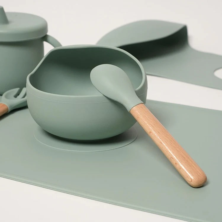 Montessori Silicone Tableware Set for Baby L'atelier Montessori