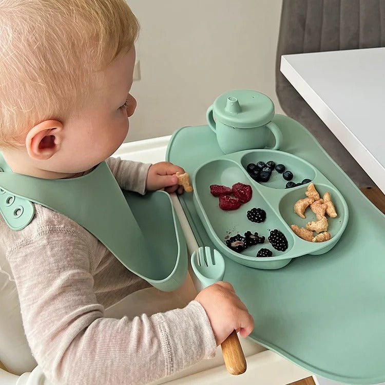 Montessori Silicone Tableware Set for Baby L'atelier Montessori