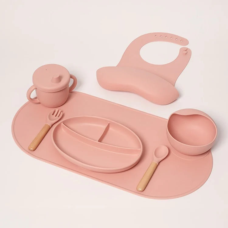 Montessori Silicone Tableware Set for Baby L'atelier Montessori
