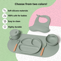Montessori Silicone Tableware Set for Baby L'atelier Montessori