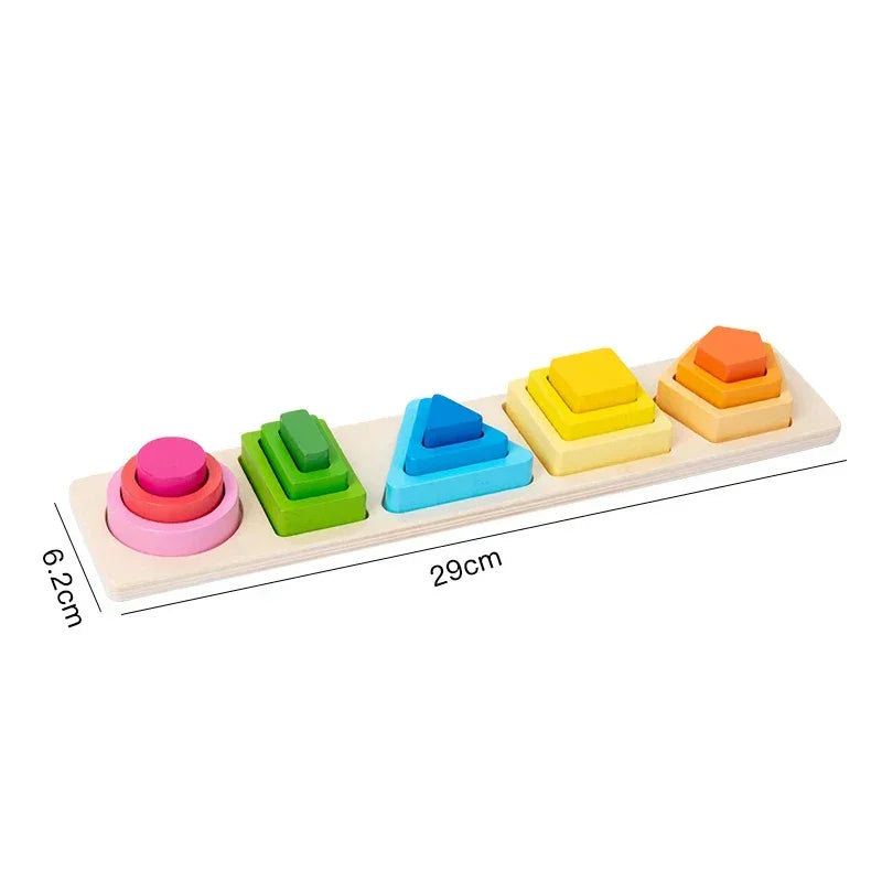 Montessori Stackable Pyramids L'atelier Montessori