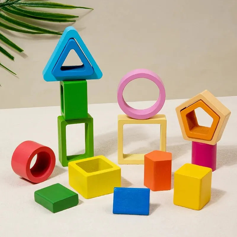 Montessori Stackable Pyramids L'atelier Montessori