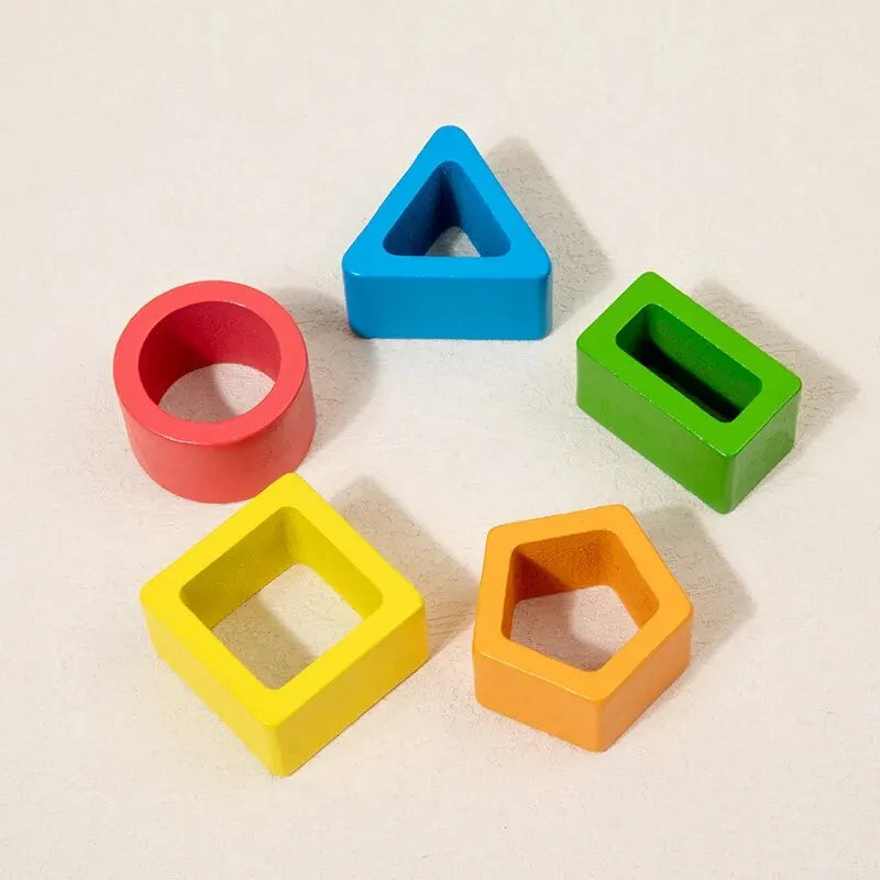 Montessori Stackable Pyramids L'atelier Montessori