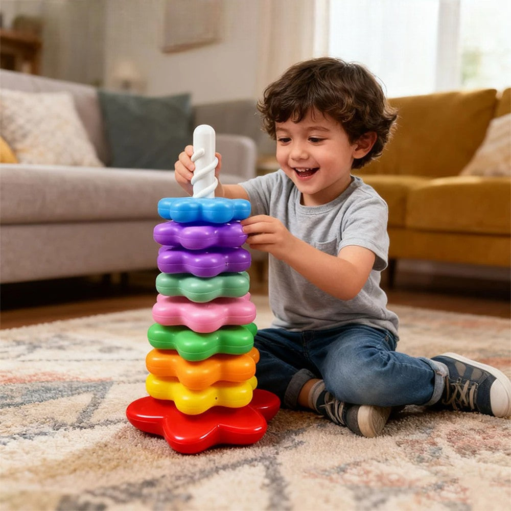 Montessori Stacking & Layering Game L'atelier Montessori