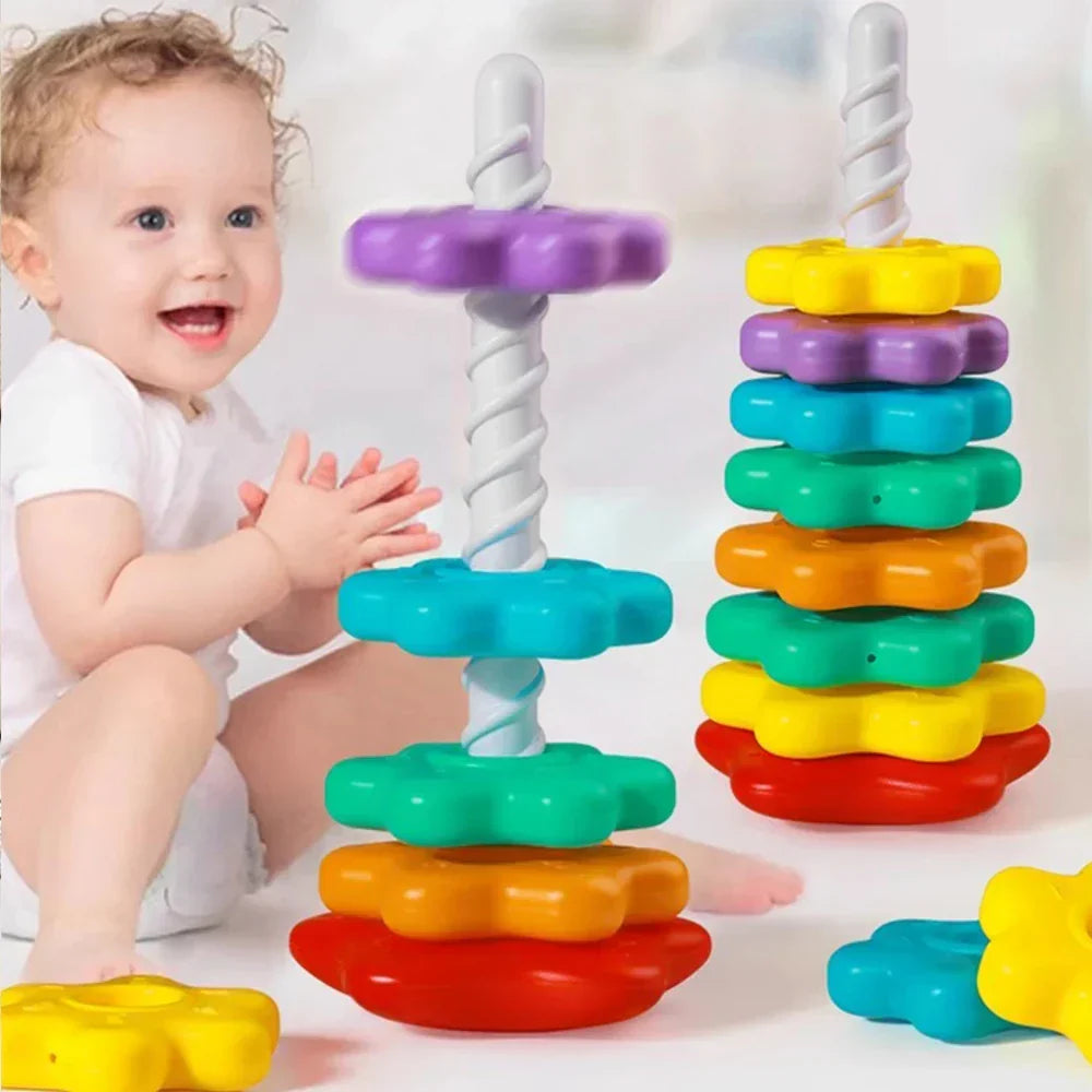 Montessori Stacking & Layering Game L'atelier Montessori