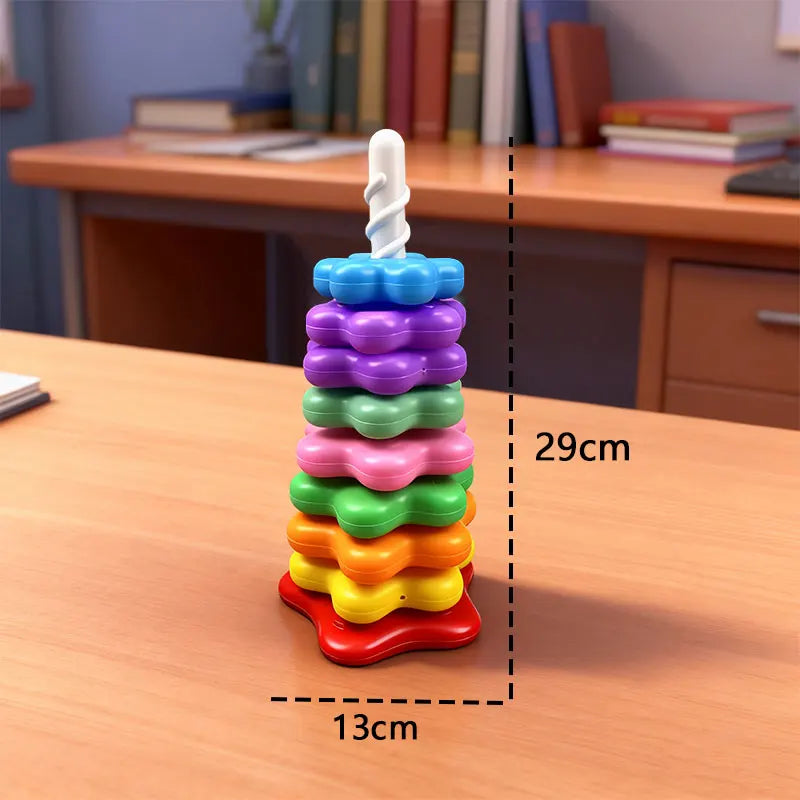 Montessori Stacking & Layering Game L'atelier Montessori