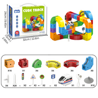 Montessori STEM Train Track with Cubes L'atelier Montessori