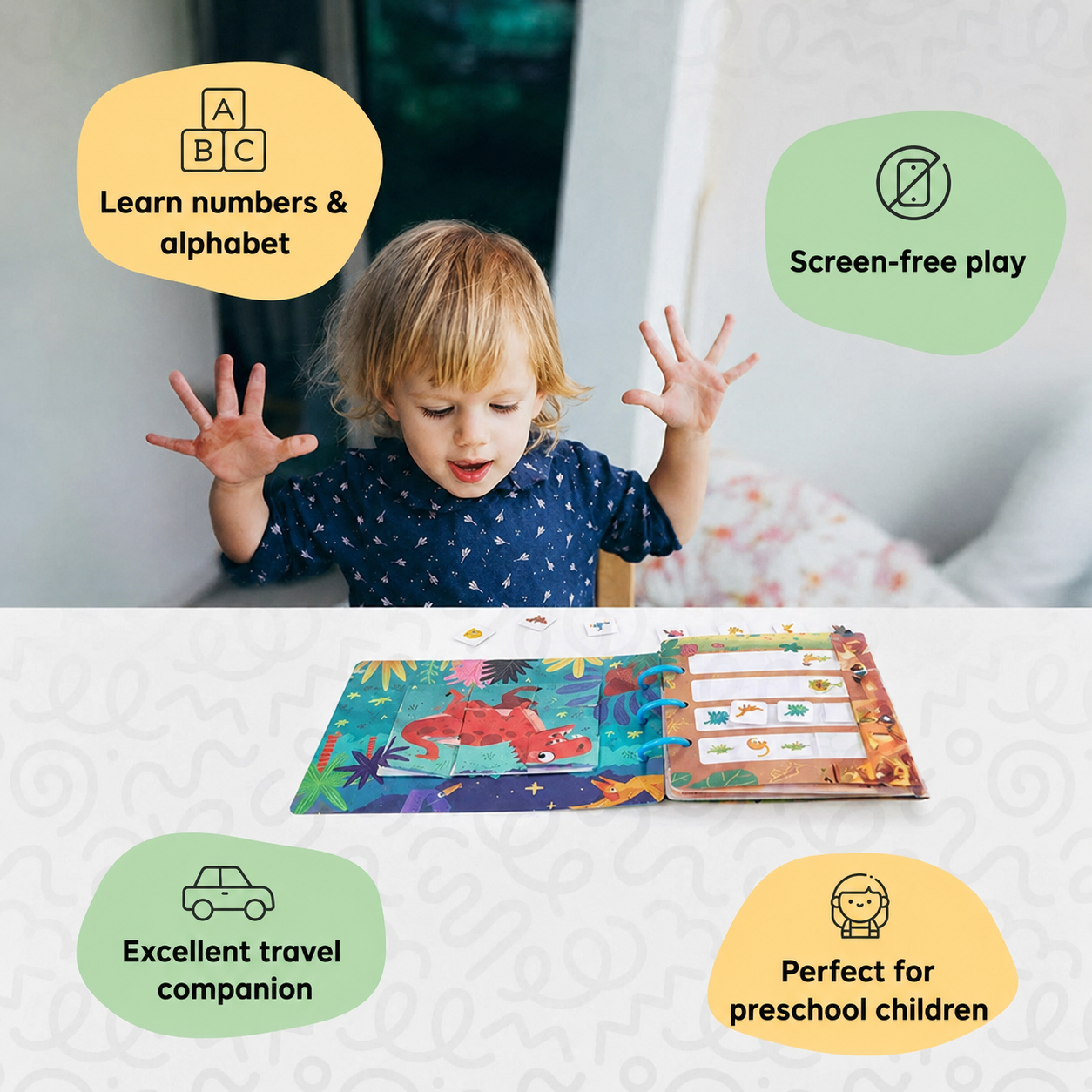 Montessori Sticker Activity Book L'atelier Montessori
