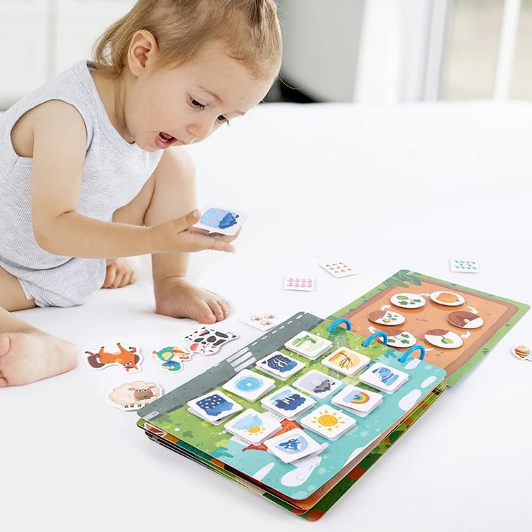 Montessori Sticker Activity Book L'atelier Montessori