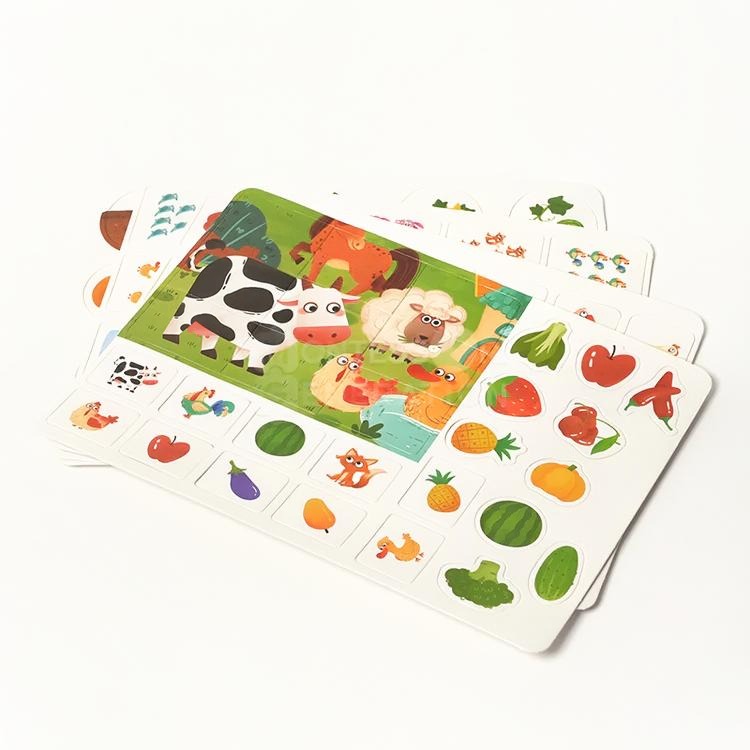 Montessori Sticker Activity Book L'atelier Montessori