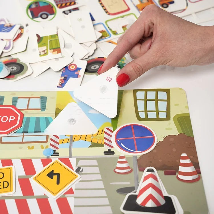 Montessori Sticker Activity Book L'atelier Montessori
