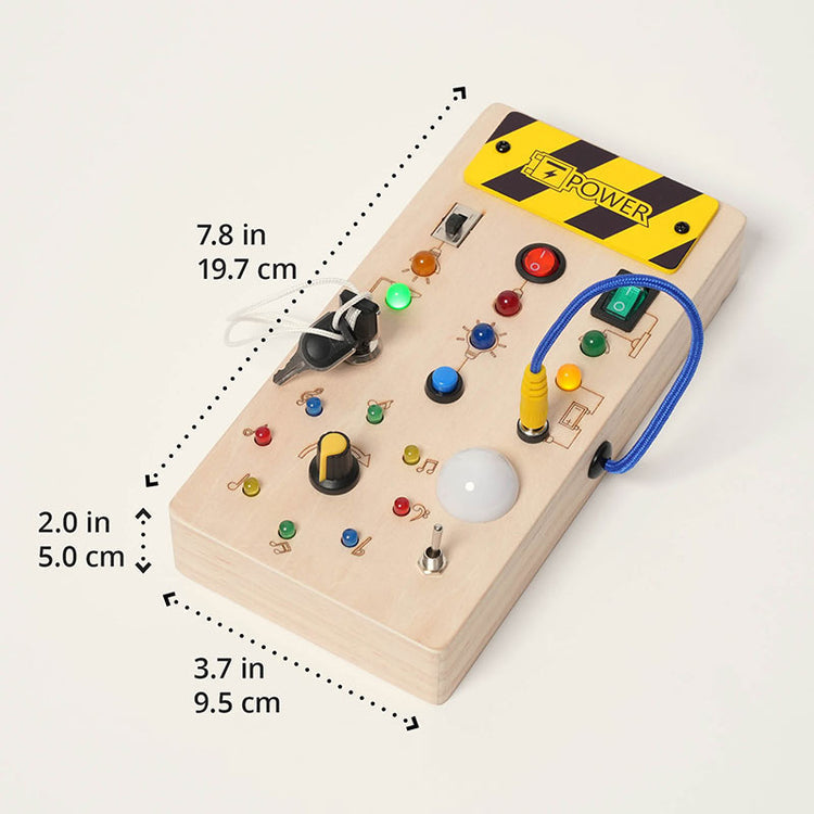 Montessori Toggle & Switch Busy Board L'atelier Montessori