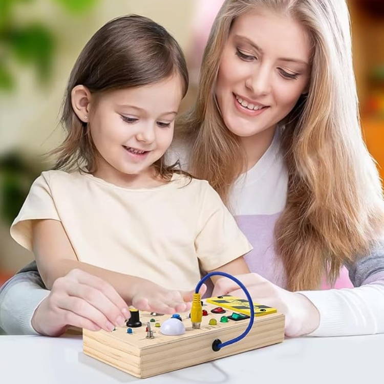 Montessori Toggle & Switch Busy Board L'atelier Montessori