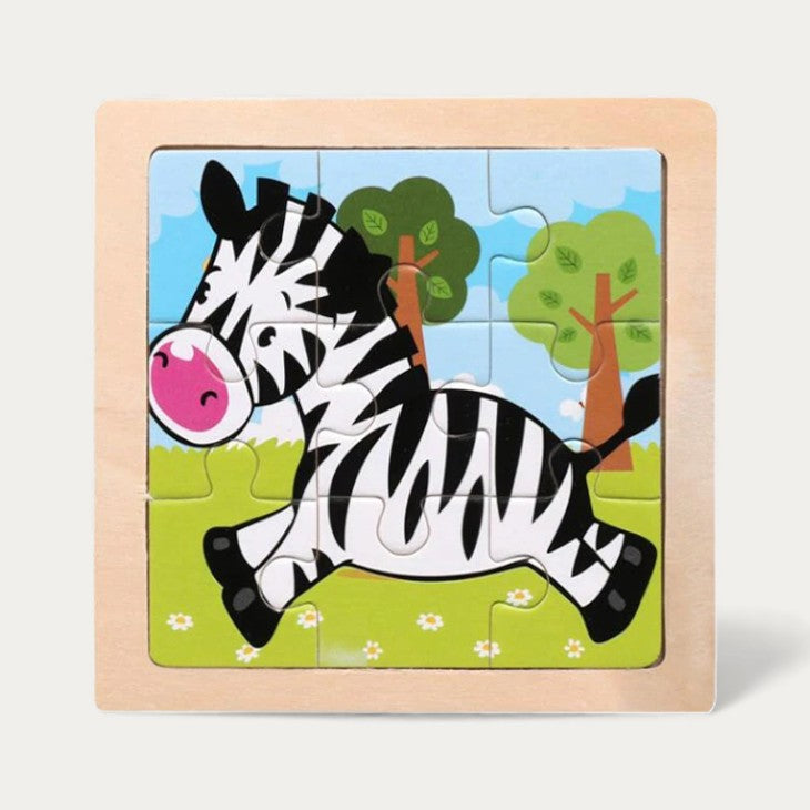 Montessori Wooden Animal Puzzle L'atelier Montessori