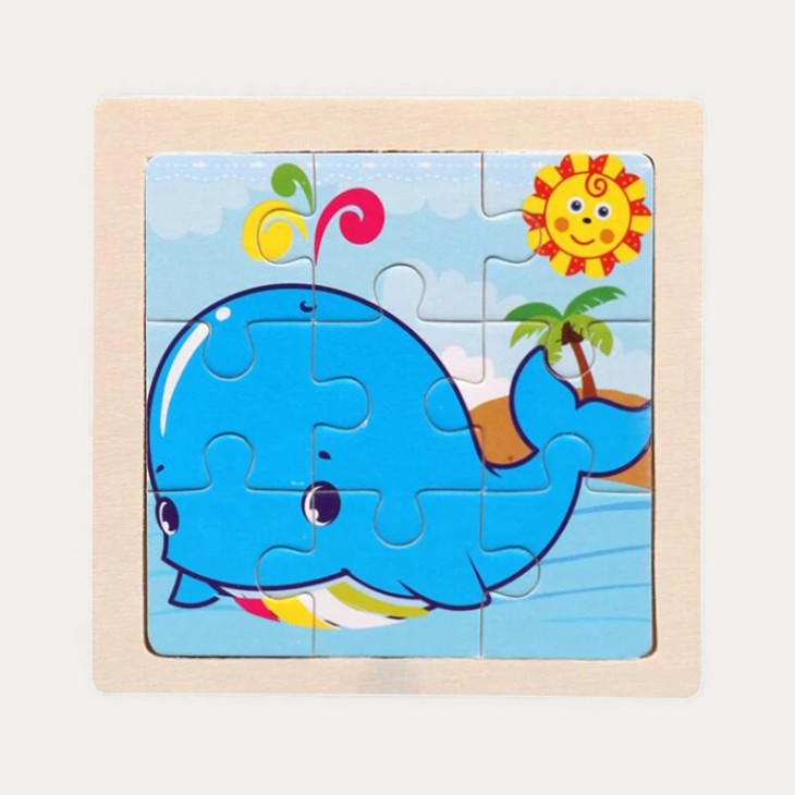 Montessori Wooden Animal Puzzle L'atelier Montessori