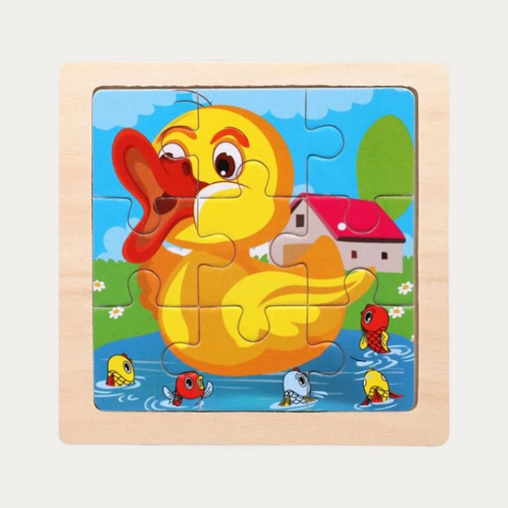 Montessori Wooden Animal Puzzle L'atelier Montessori