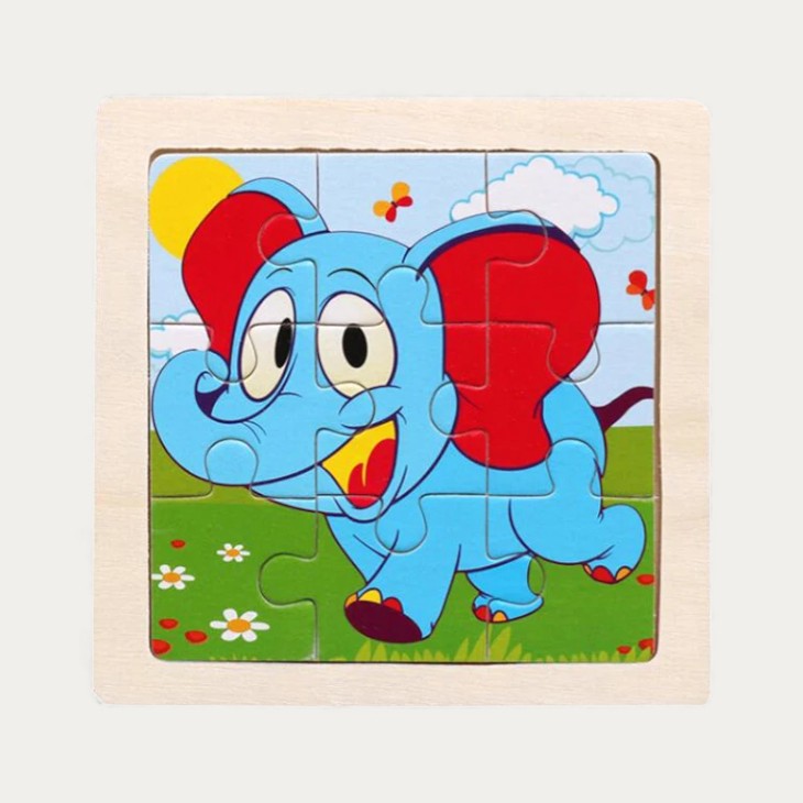 Montessori Wooden Animal Puzzle L'atelier Montessori