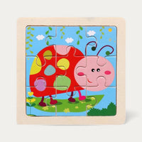 Montessori Wooden Animal Puzzle L'atelier Montessori