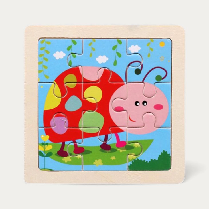 Montessori Wooden Animal Puzzle L'atelier Montessori