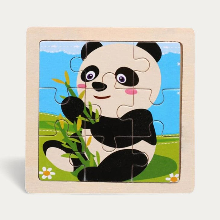 Montessori Wooden Animal Puzzle L'atelier Montessori