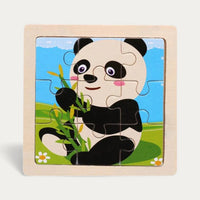Montessori Wooden Animal Puzzle L'atelier Montessori