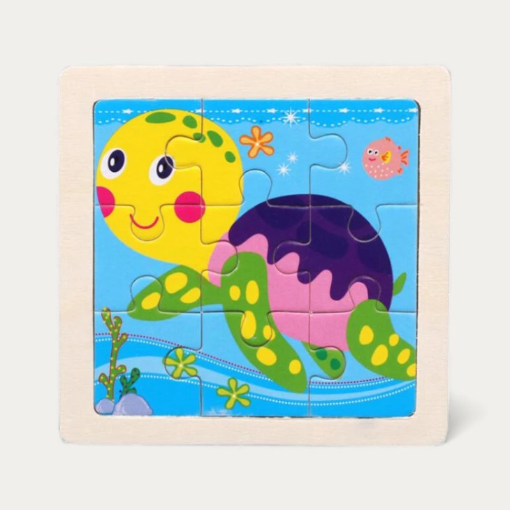 Montessori Wooden Animal Puzzle L'atelier Montessori