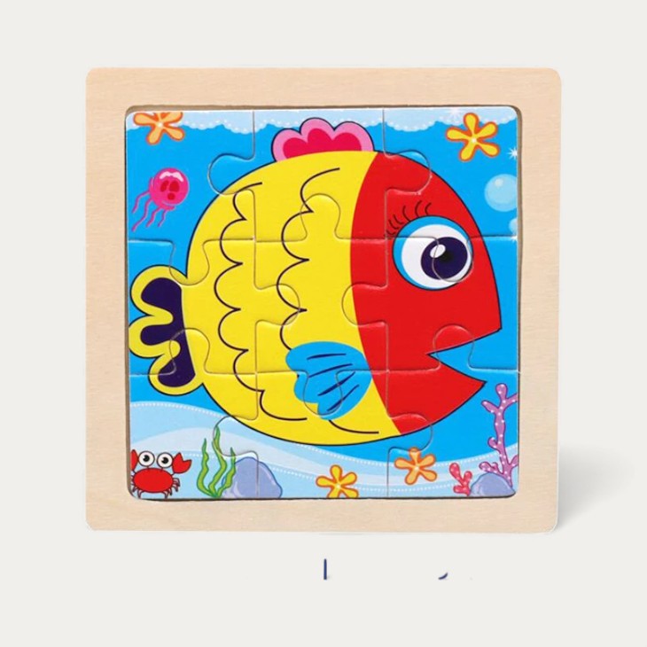 Montessori Wooden Animal Puzzle L'atelier Montessori