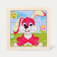Montessori Wooden Animal Puzzle L'atelier Montessori