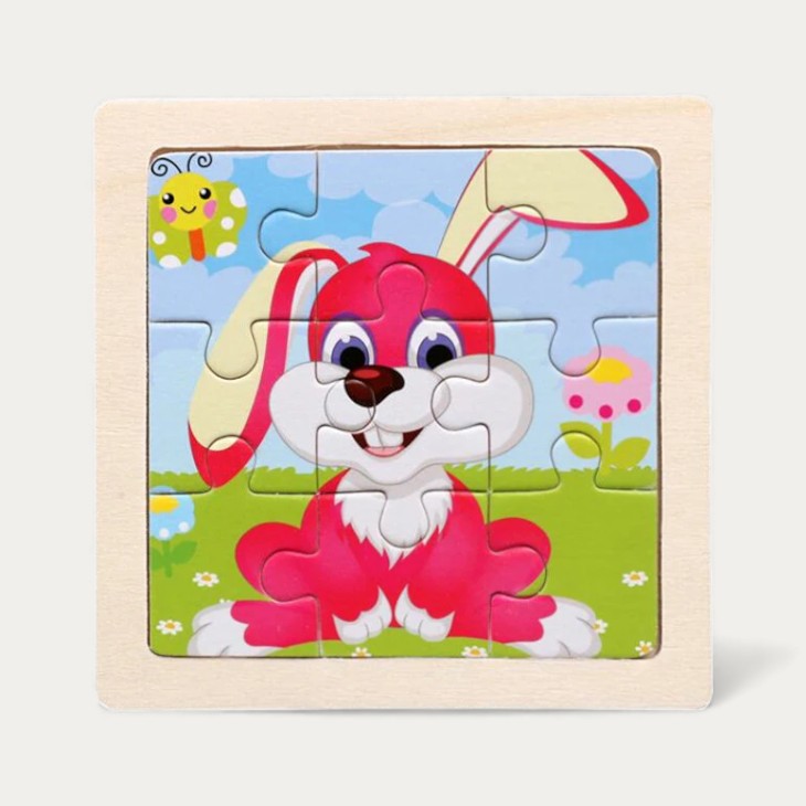 Montessori Wooden Animal Puzzle L'atelier Montessori