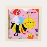 Montessori Wooden Animal Puzzle L'atelier Montessori