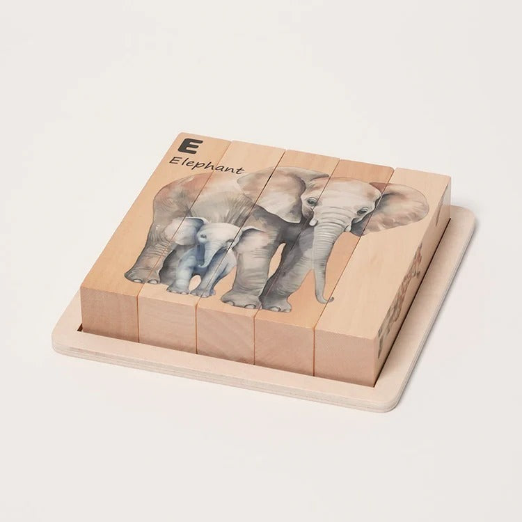 Montessori Wooden Animal Puzzles L'atelier Montessori