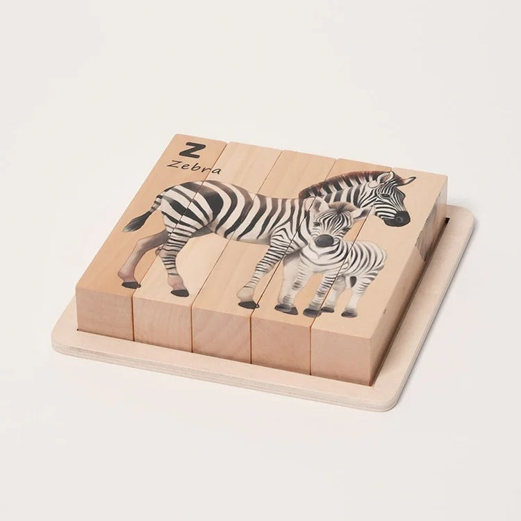 Montessori Wooden Animal Puzzles L'atelier Montessori