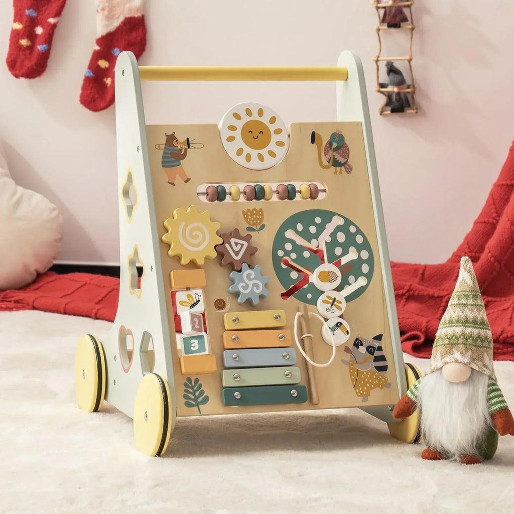 Montessori Wooden Baby Walker Push Toy Montessori & Toys
