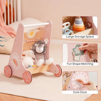 Montessori Wooden Baby Walker Push Toy Montessori & Toys