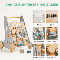 Montessori Wooden Baby Walker Push Toy Montessori & Toys